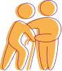 Symbol für Alter, Pflege und Gesundheit
