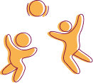 Symbol für frühe Bildung und Kindertagestätten
