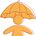 Symbol für Gewaltprävention und Gewaltschutz